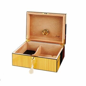 ANGELO CUBAN DESIGN HUMIDOR - KÜBA DESENLİ PURO KUTUSU - 50 'LİK