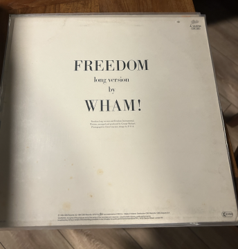 WHAM - FREEDOM - LONG VERSION - MAXI SINGLE