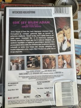 ALFRED HITCHCOCK - THE MAN WHO KNEW TOO MUCH - ÇOK ŞEY BİLEN ADAM - DVD