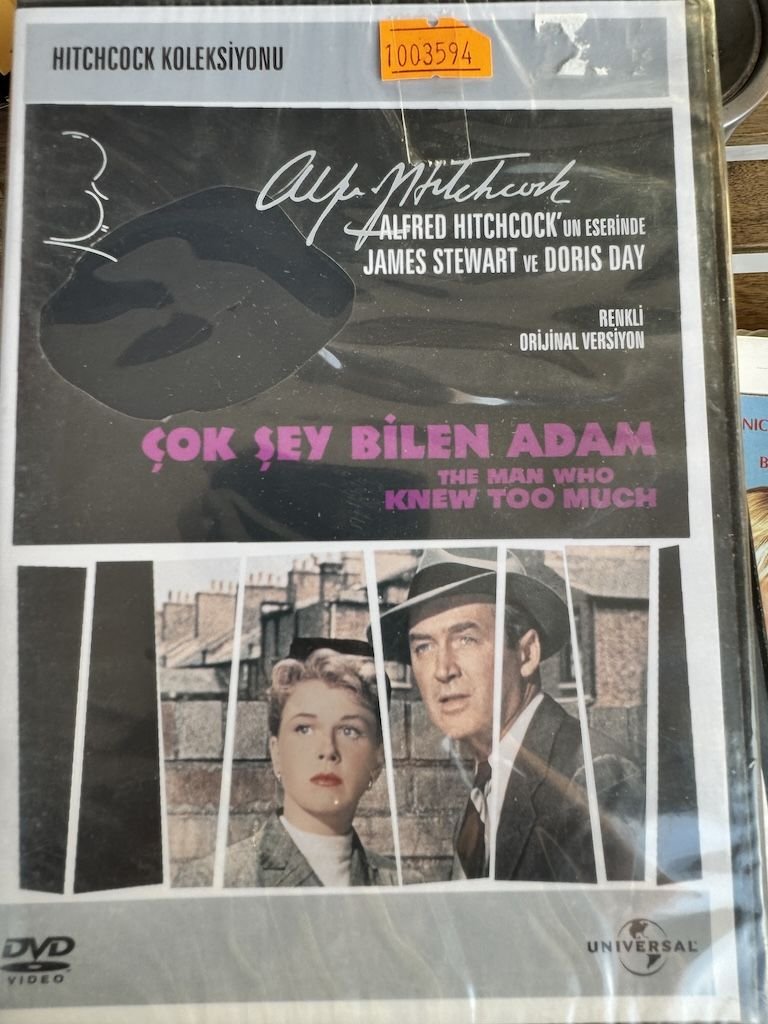 ALFRED HITCHCOCK - THE MAN WHO KNEW TOO MUCH - ÇOK ŞEY BİLEN ADAM - DVD