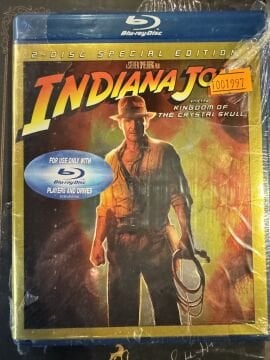BLU RAY - INDIANA JONES KINGDOM OF THE CRYSTAL SKULL - 2 DISC