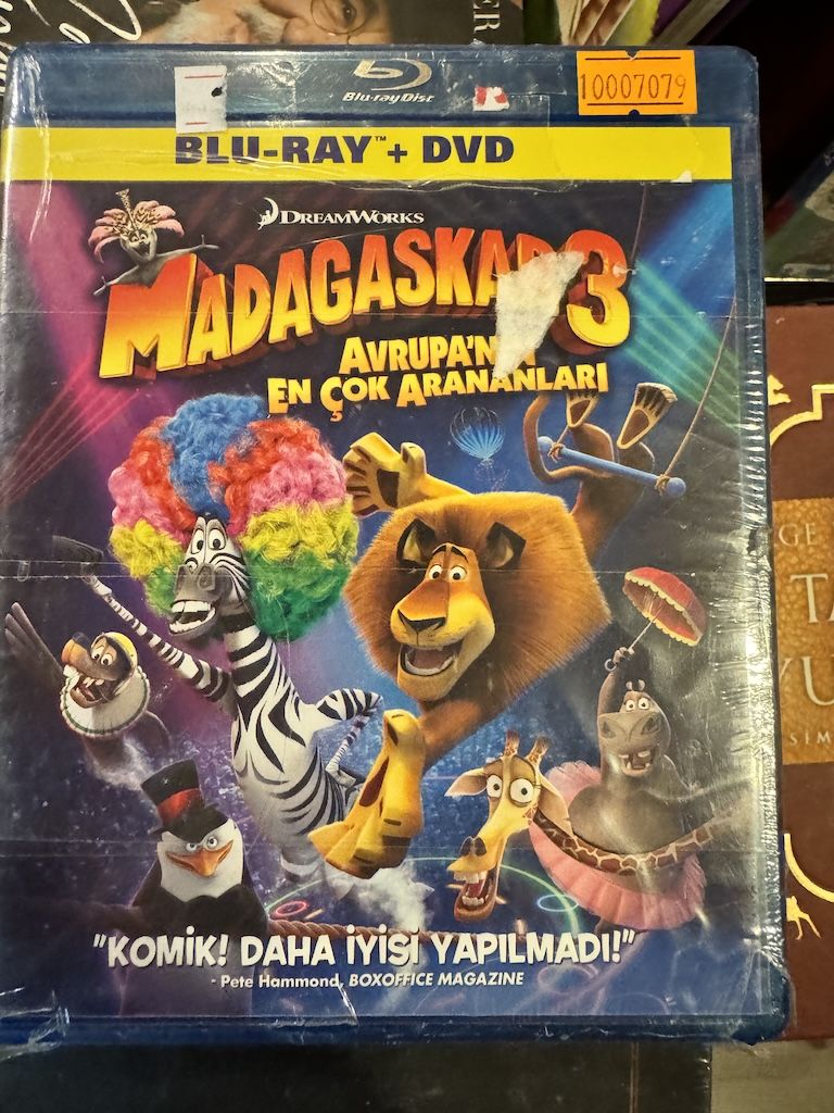 BLU RAY - MADAGASKAR 3