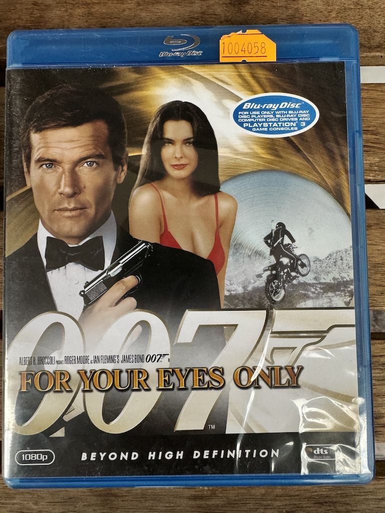 BLU RAY - JAMES BOND - FOR YOUR EYES ONLY