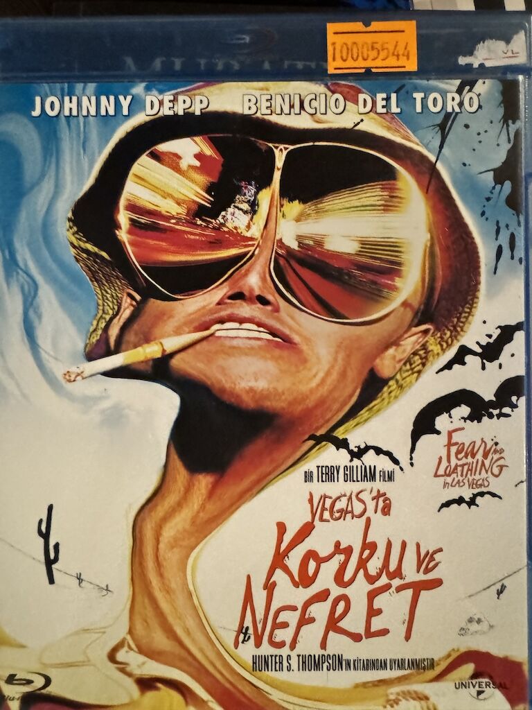 BLU RAY - FEAR AND LOATHING IN LAS VEGAS - VEGASTA KORKU VE NEFRET