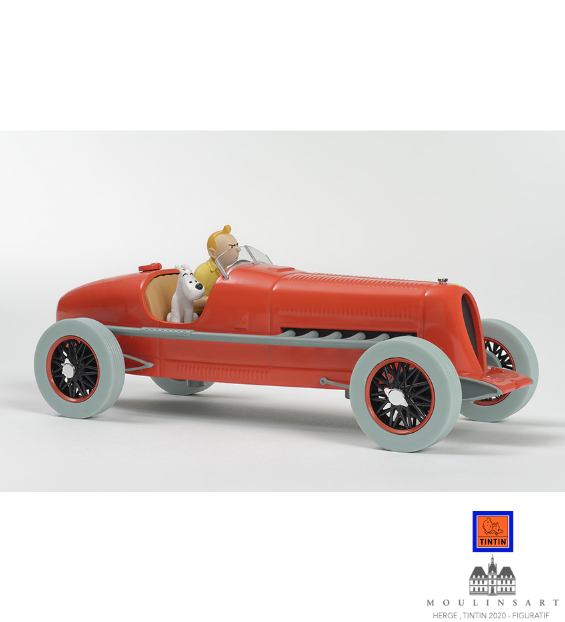 TINTIN RED RACING CAR - TENTEN KIRMIZI YARIŞ ARABASI