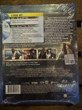BLU RAY - PIRATES OF THE CARIBBEAN ON STRANGER TIDES 3D - KARAYİP KORSANLARI GİZEMLİ DENİZLERDE 3D