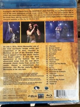BLU RAY - ALANIS MORISSETTE - LIVE AT MONTREUX 2012