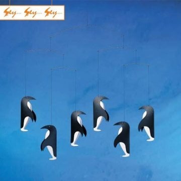 Flensted Mobiles - Dekoratif Tavan Sarkıt Süsü - Penguenler