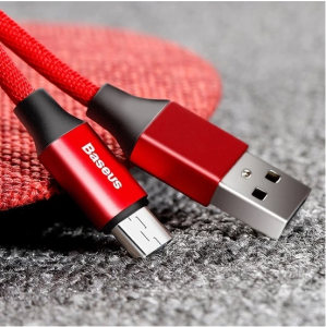 Baseus Yiven Kırmızı Micro USB Kablo 150 cm