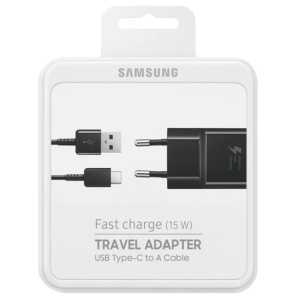 SAMSUNG 15W TYPE-C ŞARJ ALETİ (EP-TA20EBECGWW) Siyah