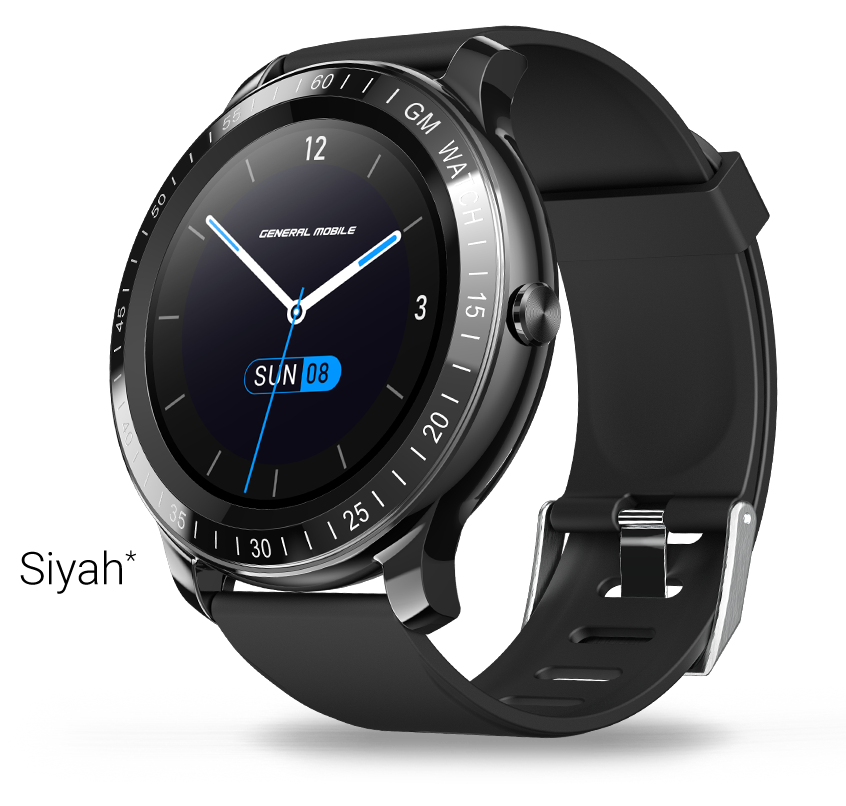 General Mobile Gm Watch Akıllı Saat (General Mobile Garantili) Siyah