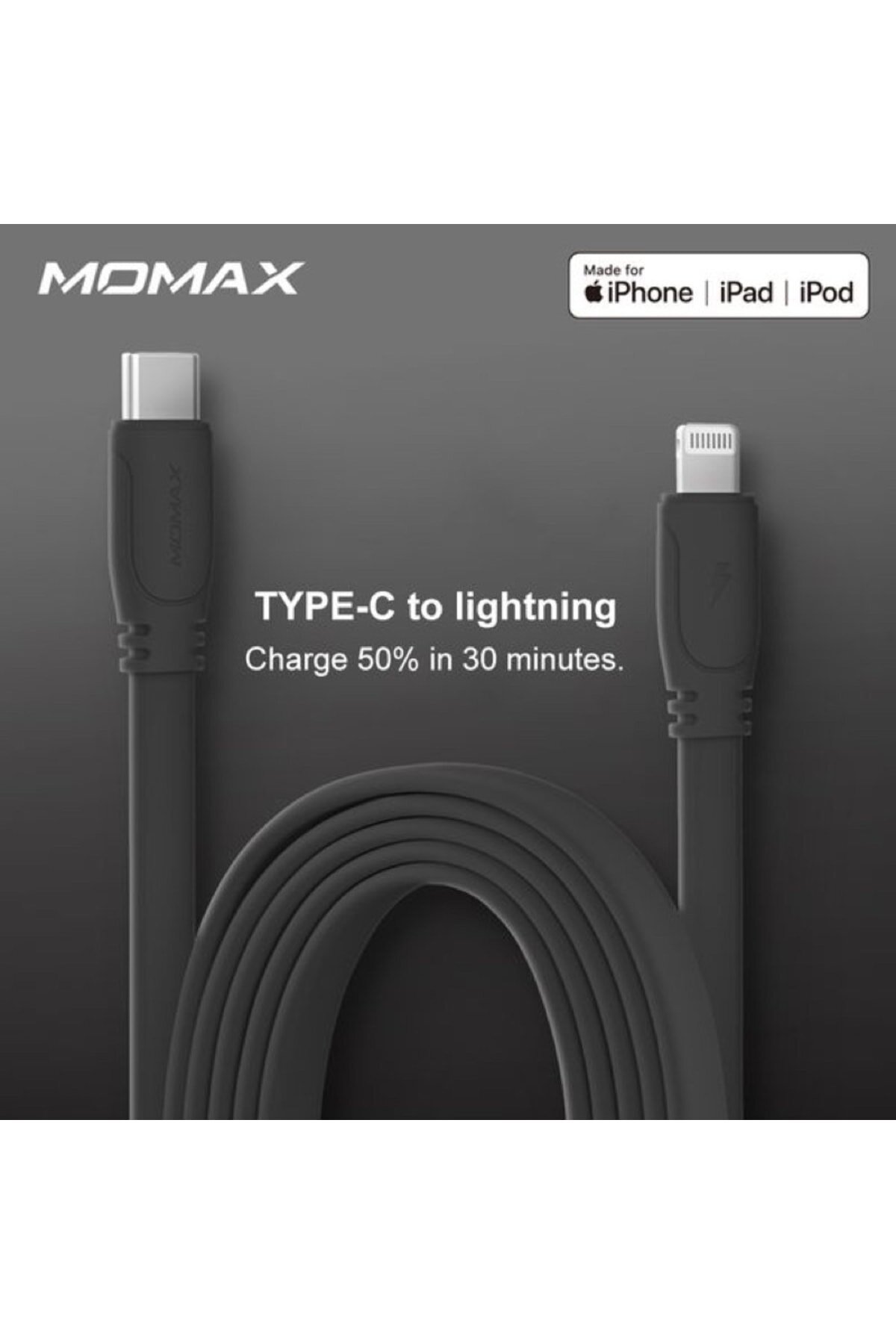 Momax Go Link Lightning To Type-c Kablo (1.2m) Dl37