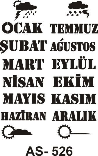 AS526 New Stencil Collection