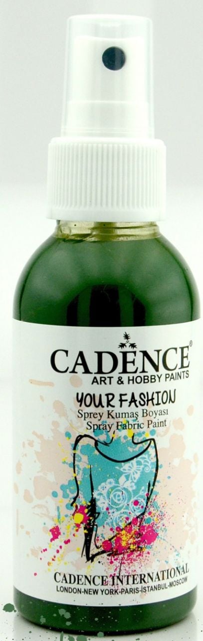 Cadence Your Fashion Sprey Kumaş Boyası Yaprak Yeşili 1113