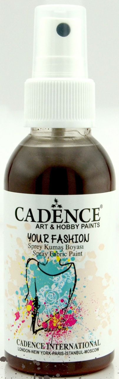 Cadence Your Fashion Sprey Kumaş Boyası Kahverengi 1118