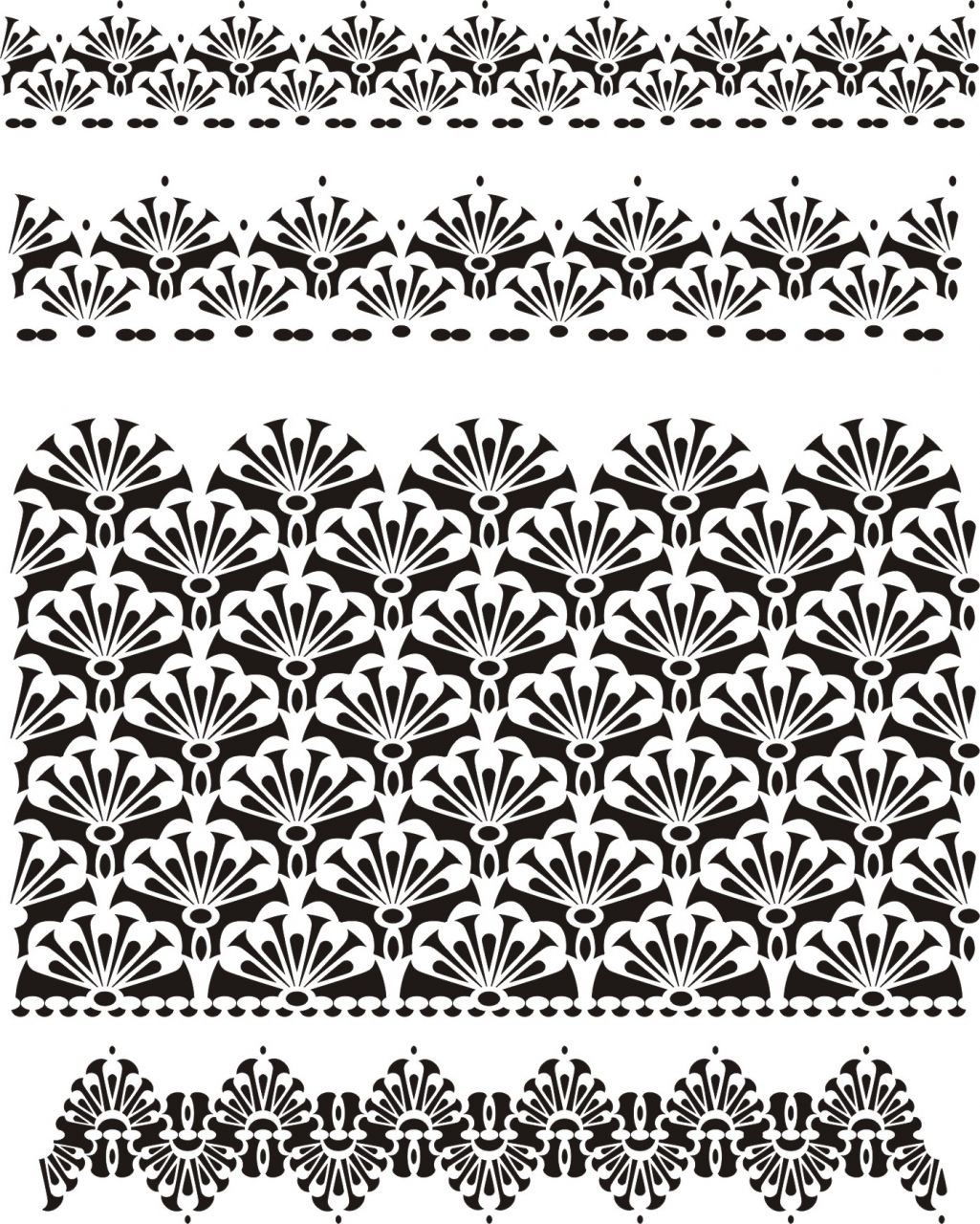 CDS14 Dantel Stencil