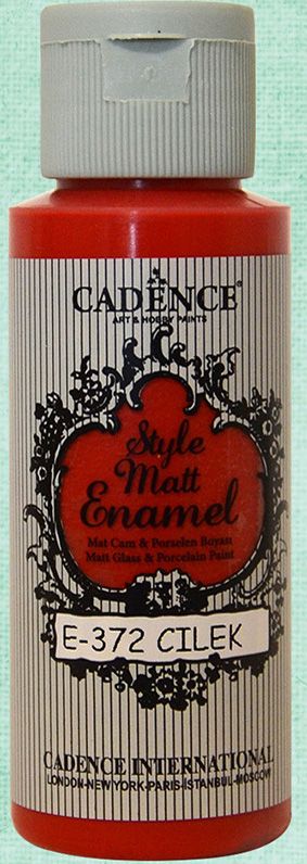 E372 Çilek Enamel Cam Boyası 59 ml
