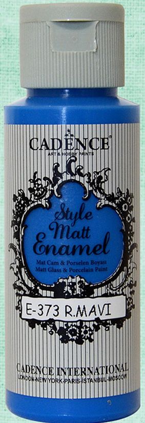 E373 Royal Mavi Enamel Cam Boyası 59 ml
