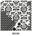 GCS001 Grunge Serisi Duvar Stencil 45*45 cm