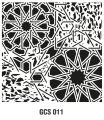 GCS011 Grunge Serisi Duvar Stencil 45*45 cm