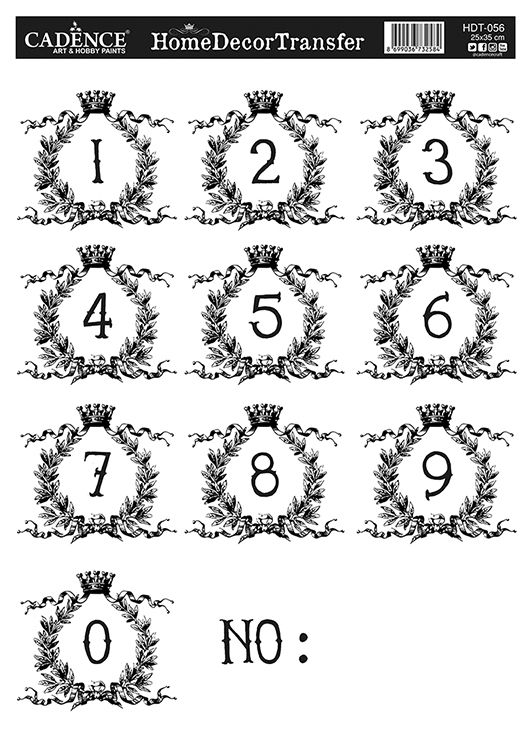 HDT-56 Home Decor Transfer 25*35