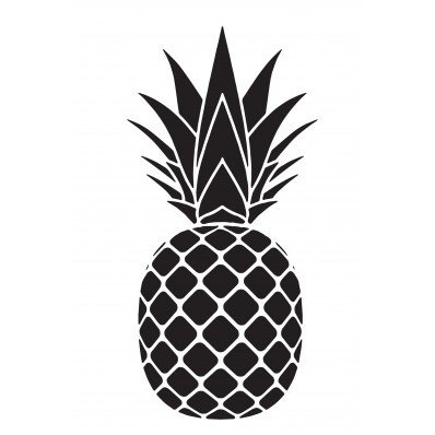 AS594 New Stencil Collection Ananas Desenli