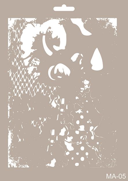 MA-05 Mix Media Stencil