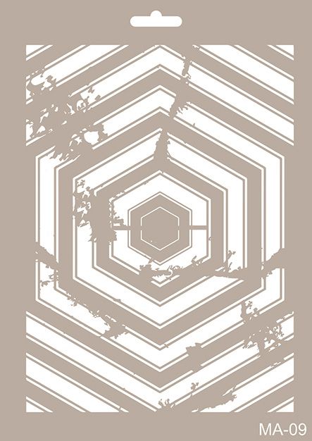 MA-09 Mix Media Stencil