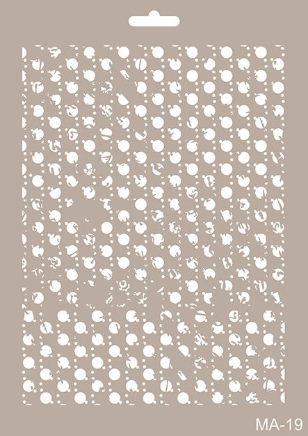 MA-19 Mix Media Stencil
