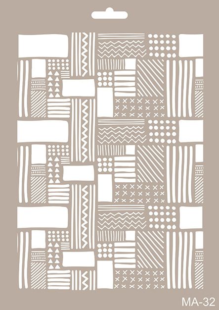 MA-32 Mix Media Stencil