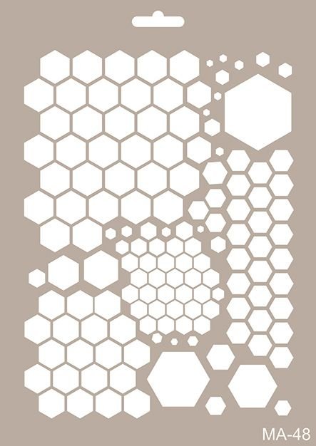 MA-48 Mix Media Stencil