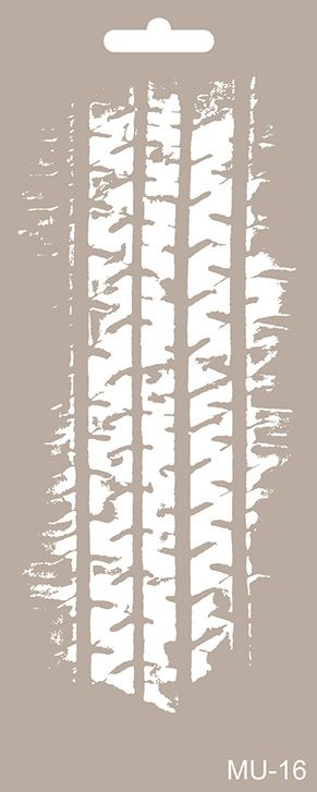 MU-16 Mix Media Stencil