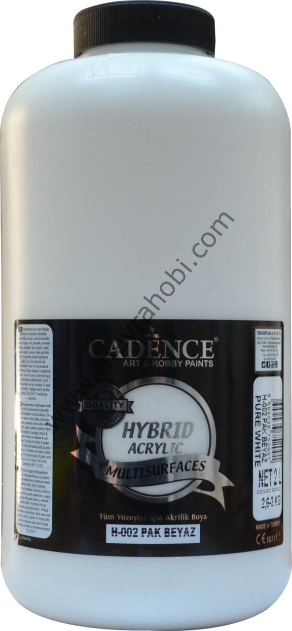 H-002 Pak Beyaz Hybrid Akrilik Multisurface 2 lt.