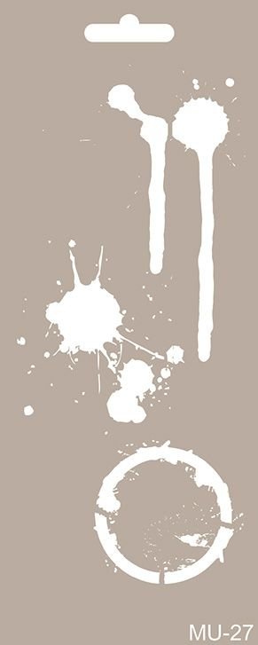 MU-27 Mix Media Stencil