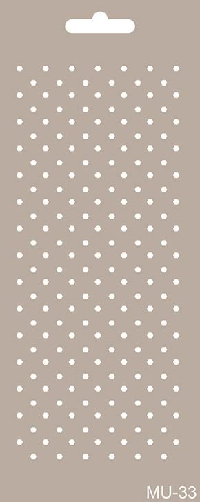 MU-33 Mix Media Stencil