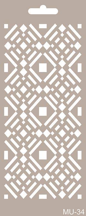 MU-34 Mix Media Stencil