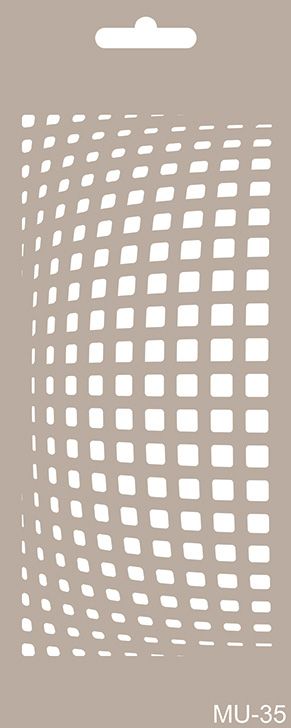 MU-35 Mix Media Stencil