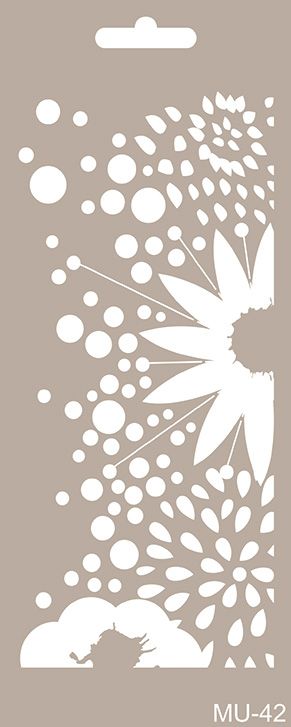 MU-42 Mix Media Stencil