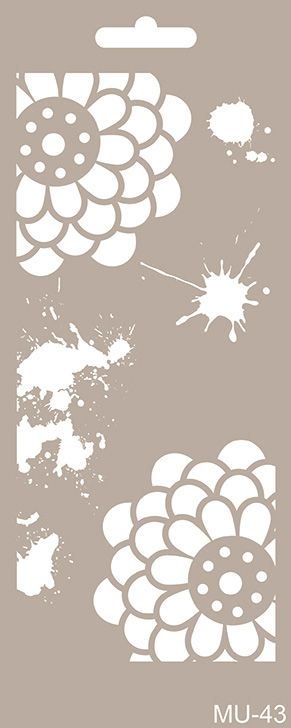 MU-43 Mix Media Stencil