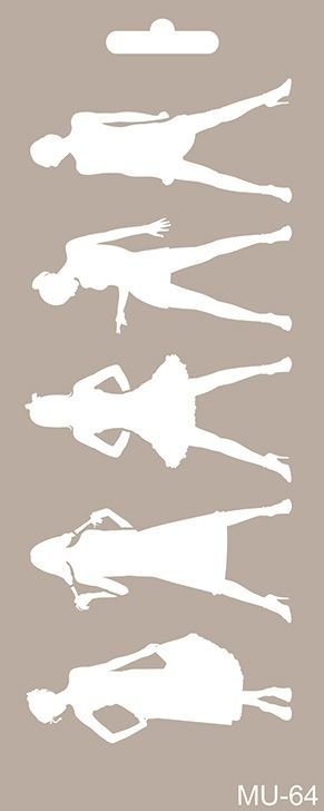 MU-64 Mix Media Stencil