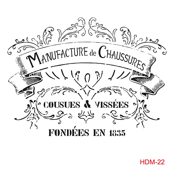 Home Decor Midi Stencil HDM022