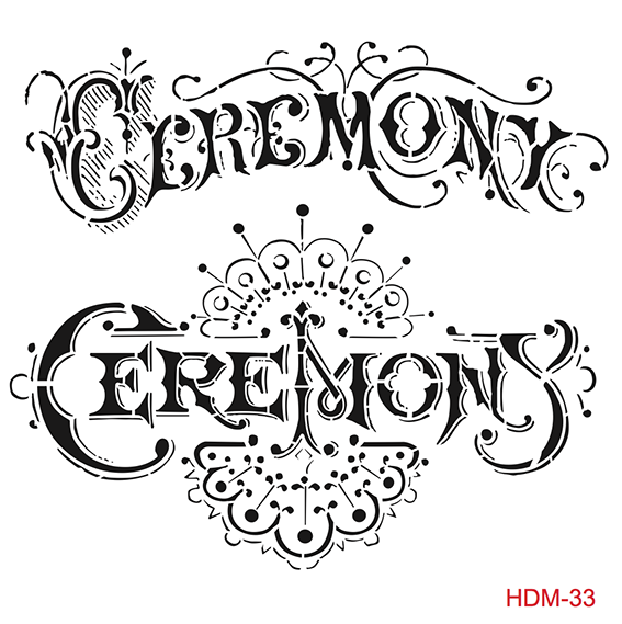 Home Decor Midi Stencil HDM033