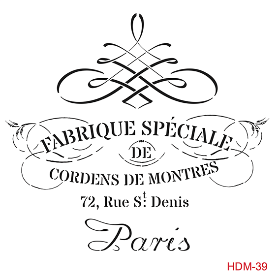 Home Decor Midi Stencil HDM039