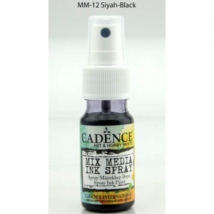 Mix Media Ink Sprey Siyah MM-12