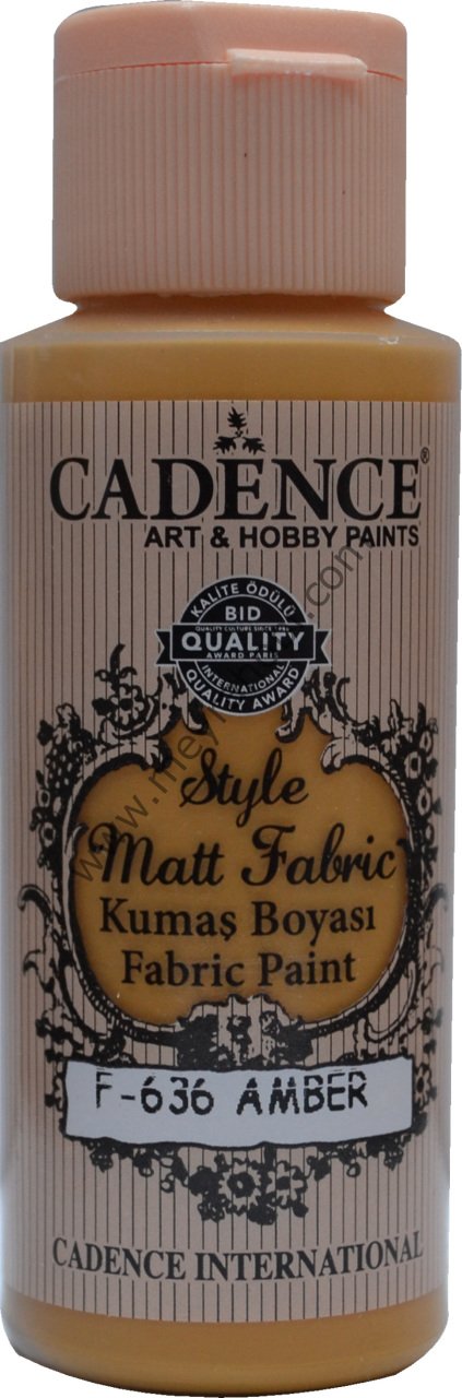 F636 Amber Style Matt Fabric Kumaş Boyası 59 ml