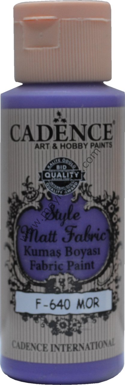 F640 Mor Style Matt Fabric Kumaş Boyası 59 ml