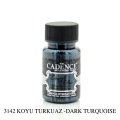 Koyu Turkuaz 3142 Dora Metalik Cam Boyası 