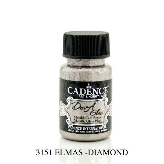 Elmas 3151 Dora Metalik Cam Boyası 