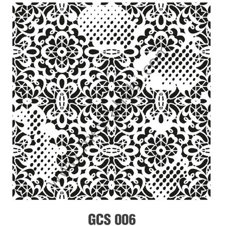 GCSS006 Grunge Serisi Stencil 25*25 cm