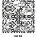 GCSS006 Grunge Serisi Stencil 25*25 cm